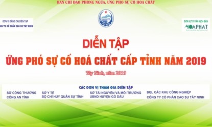 Chương trình diễn tập Ứng phó sự cố hóa chất